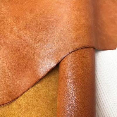 TGKELL รองเท้าหนังแฮนด์เมดสีน้ำตาลแดง Pu Faux Synthetic Leather